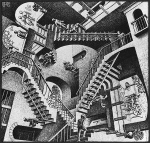 La exposición de Escher ha construido un objeto imposible para las personas de movilidad reducida